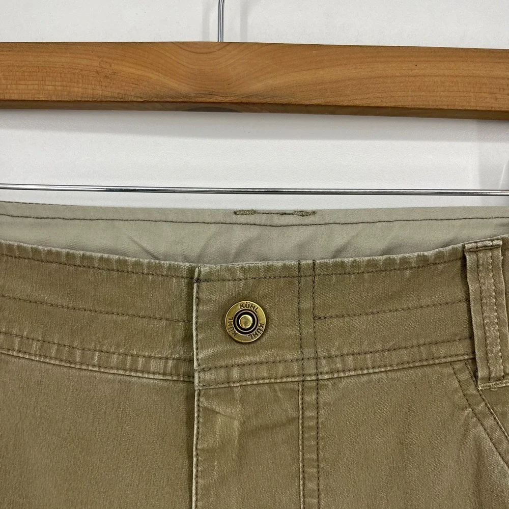 Kuhl Shorts Men's Size 38 Brown Vintage Patina Dye‎ Outdoors Hiking Pockets